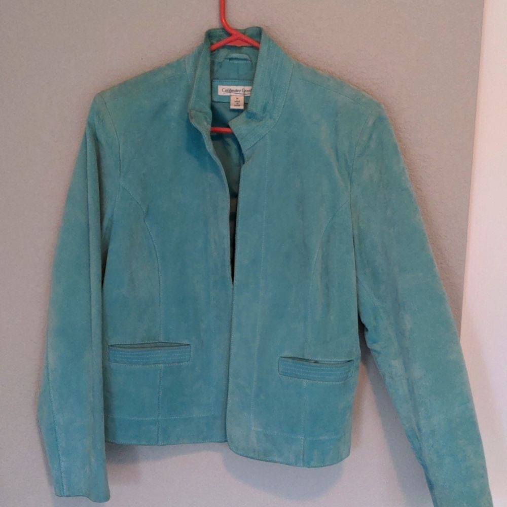 Coldwater Creek suede jacket.